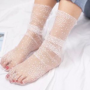 Tulle socks